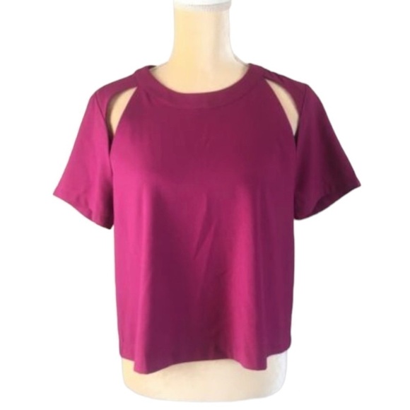 ASTR Zip-back Blouse with Cut Outs Size XS Astr the label - Picture 2 of 10